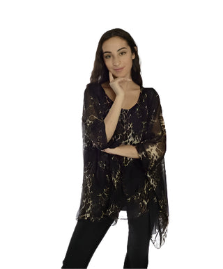Amorosa Digital Leopard Print Top