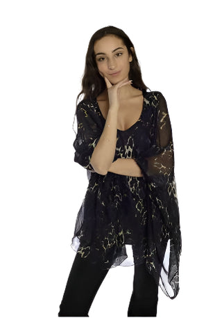 Amorosa Digital Leopard Print Top