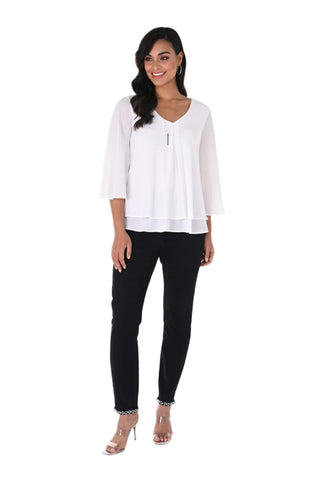 Frank Lyman Chiffon Top