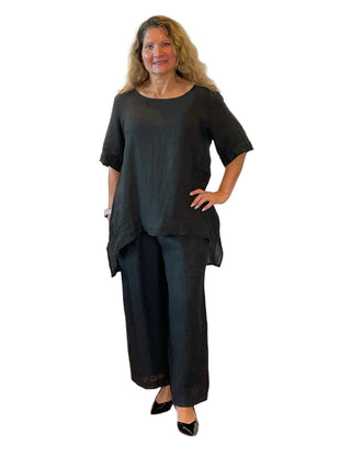 Made In Italy Linen Top