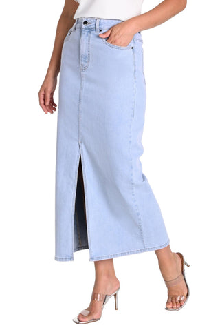 Frank Lyman Denim Long Skirt - 241341U