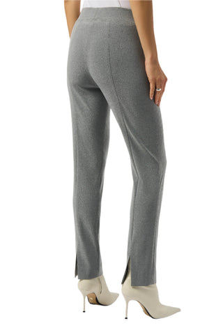 Gray pants worn by a person on a white background