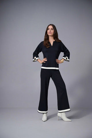 Joseph Ribkoff  Colour Block Culotte Pants