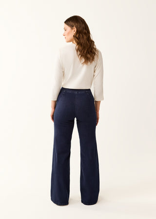 FDJ Pull on wide leg Beyond Denim Jean