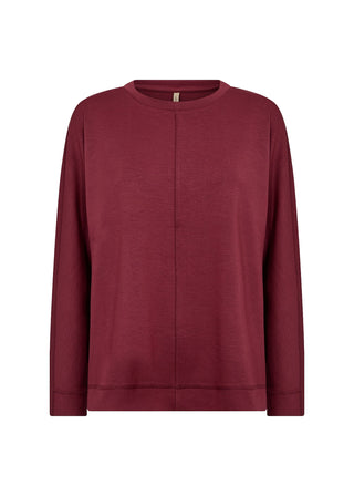 Maroon sweatshirt on a white background