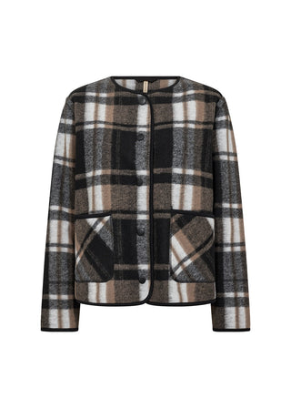 Soya concept Short Plaid Jacket