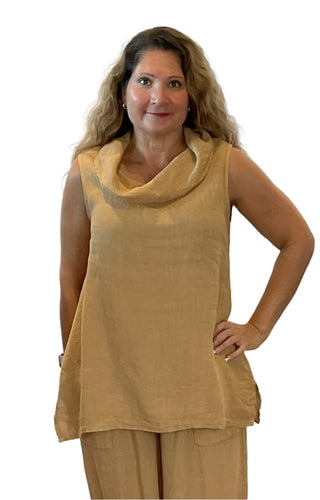 Made In Italy Linen Top