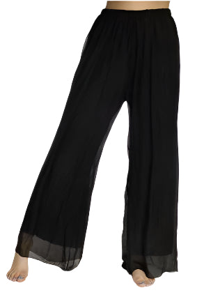 Amorosa Silk Overlay Pants