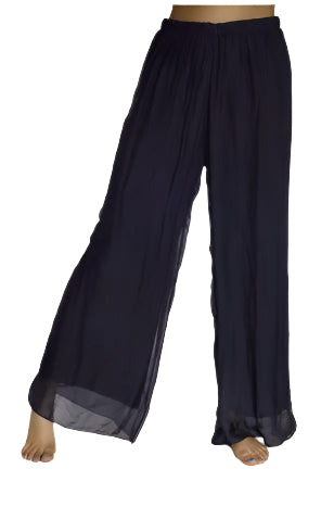 Amorosa Silk Overlay Pants