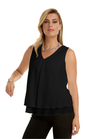 Frank Lyman Chiffon Tank Top