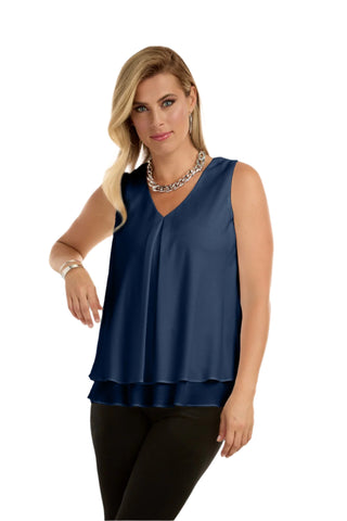 Frank Lyman Chiffon Tank Top