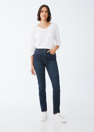 FDJ Suzanne Slim Straight Leg Jean - Basic