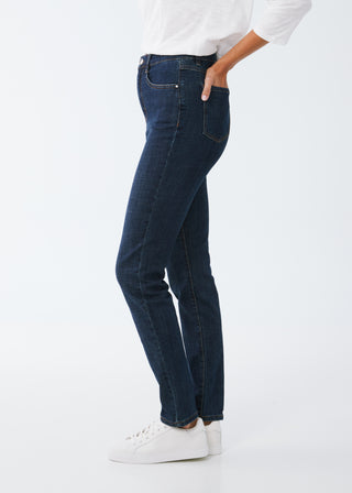 FDJ Suzanne Slim Straight Leg Jean - Basic