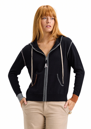 Zacket & Plover Heart Embroidery Hoodie