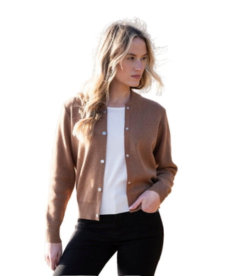 Marble Button Front Cardigan