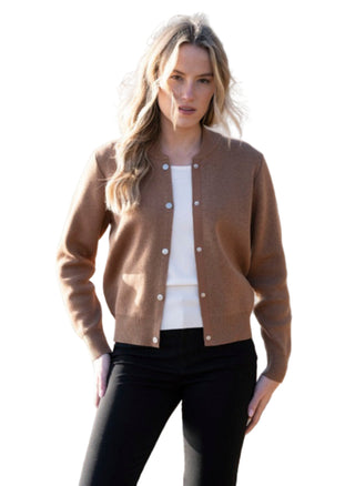 Marble Button Front Cardigan
