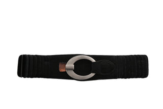 Frank Lyman Silver buckle Stretch Belt