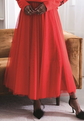 Alison Sheri Skirt  A42003 Red