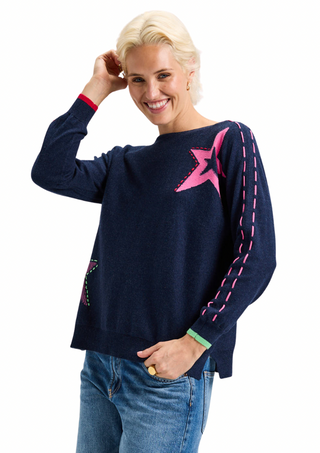 Zacket & Plover Threaded Star Sweater