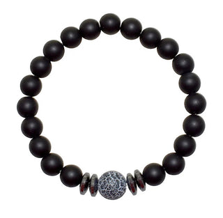 AquaLuxe Cracked Agate Bracelet