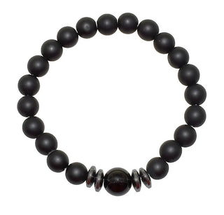 AquaLuxe Matt Onyx Bracelet