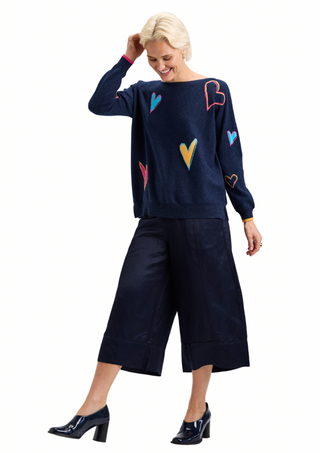 Zacket & Plover Intarsia Heart Sweater