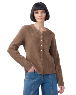 Elena Wang Eyelash Cardigan