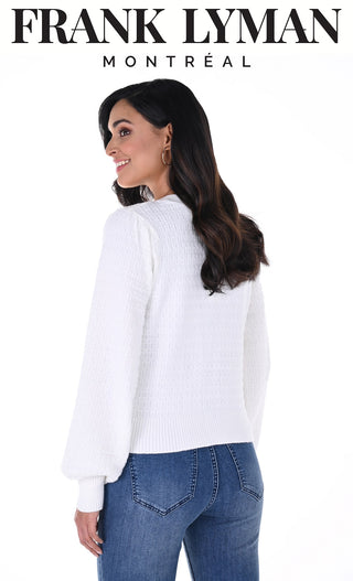 Frank Lyman Knit cardigan with bows