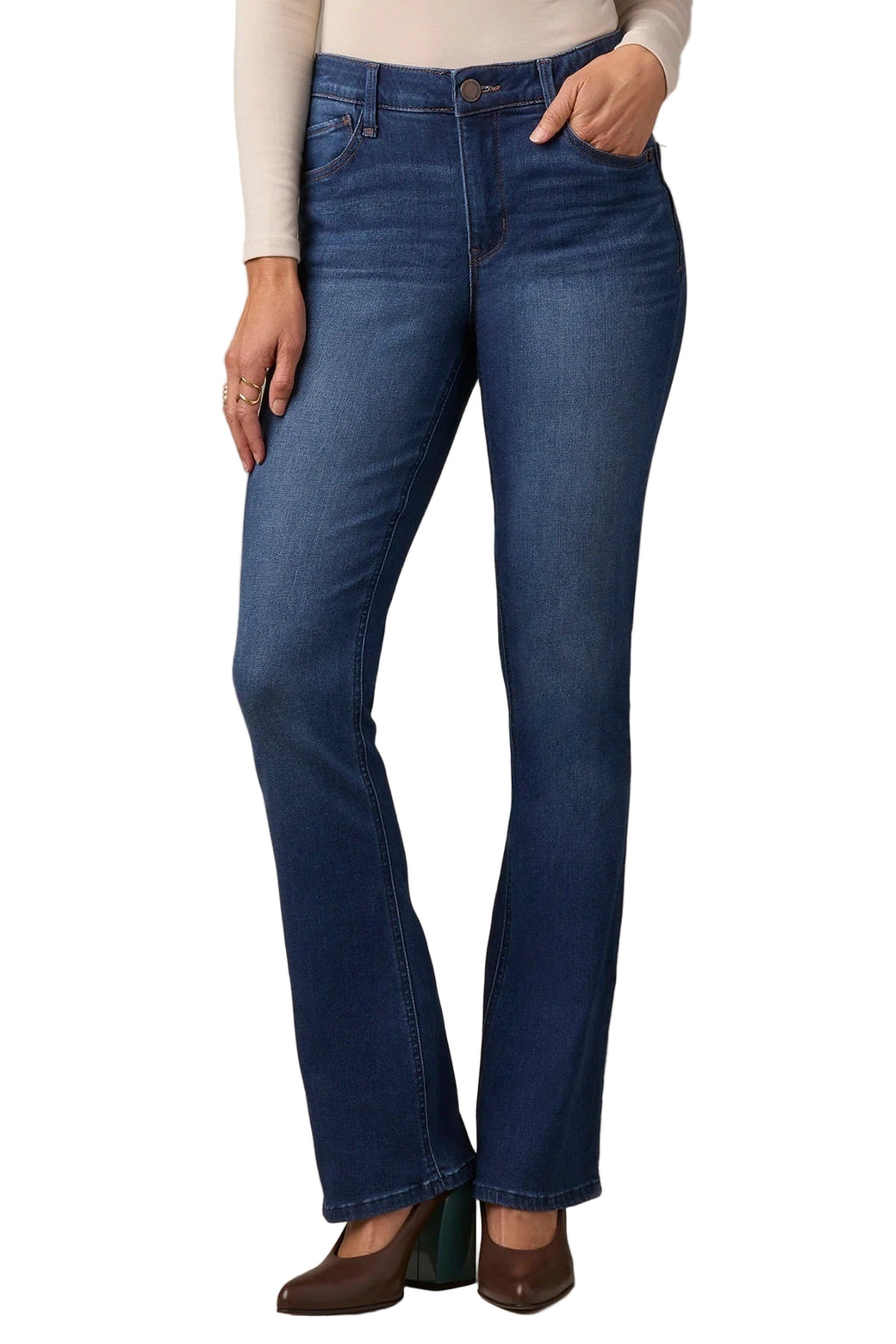 Wit Wisdom Brittany Itty Bitty Boot Jean – Anne's On The Avenue