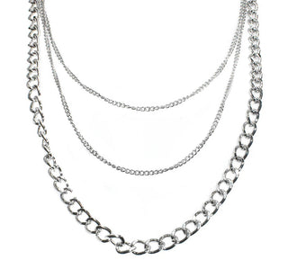 AquaLuxe Triple Loop Chain Necklace