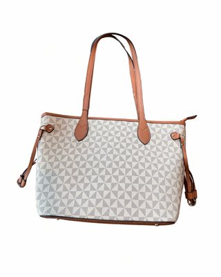 Crystale Triangle Print Handbag