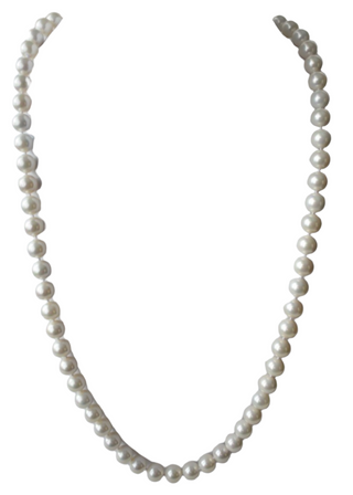 Off white fresh water necklace
