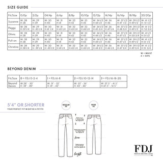 FDJ Pull on wide leg Beyond Denim Jean