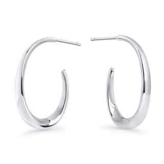 AquaLuxe Twisted Hoop Earrings