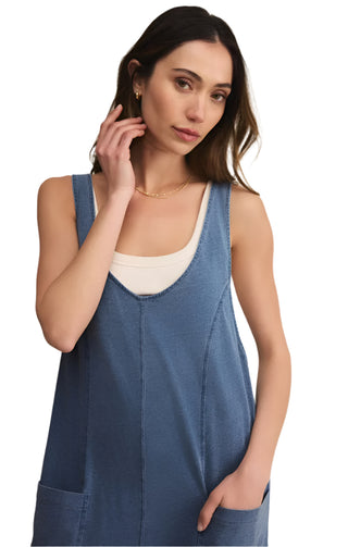 Z Supply Everyday Jersey Denim Jumpsuit