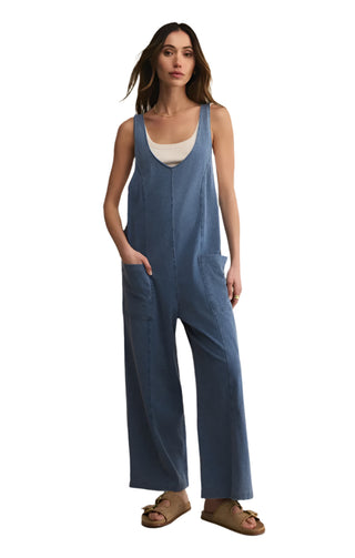 Z Supply Everyday Jersey Denim Jumpsuit