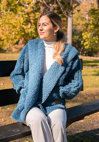 Nordic Beach CoverUp ~ Blue Denim