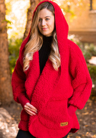 Nordic Beach CoverUp ~ Candy Apple