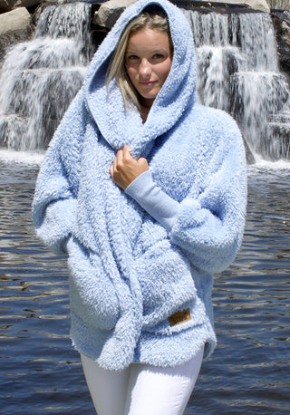 Nordic Beach CoverUp ~ Cashmere Blue
