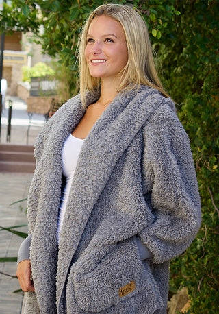Nordic Beach CoverUp ~ Grey Kitten