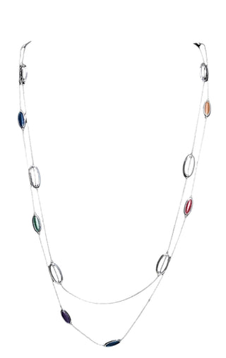 AquaLuxe Double Layer Necklace