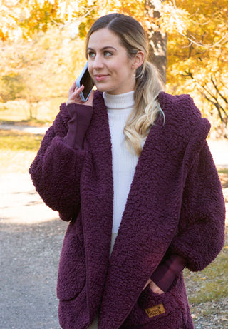 Nordic Beach CoverUp ~ Passion Plum