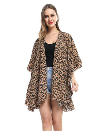 D&W Ruffle Front Kimono