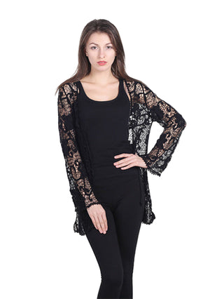 D&W Lace Knit Cover Up
