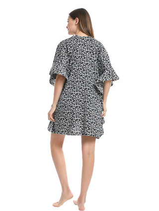 D&W Ruffle Front Kimono