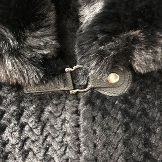 D & W Furry Cape with Trim