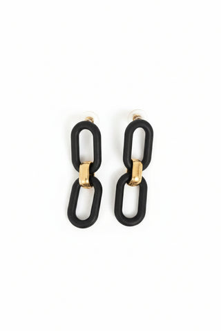 Merx Two Tone Chain Link Earring