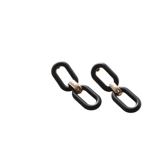 Merx Two Tone Chain Link Earring