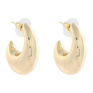 Merx Thick Tear Drop Hoop