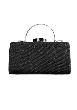 Crystale Oblong Shimmer Clutch Purse